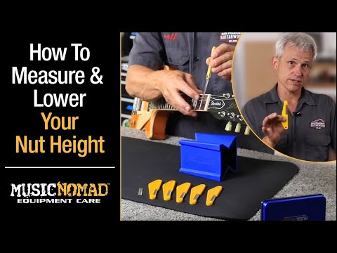 MusicNomad's Nut Files Make it Easy to Lower Your Guitar's Nut Height