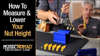 Video thumbnail for MusicNomad's Nut Files Make it Easy to Lower Your Guitar's Nut Height by MusicNomad Equipment Care