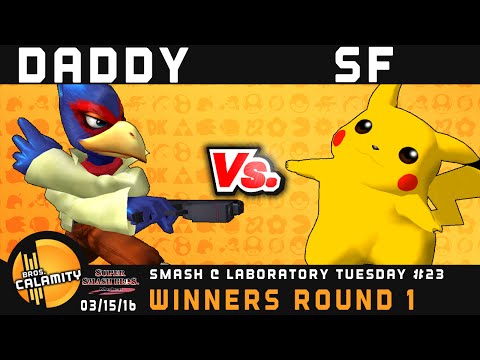 S@LT #23 | Daddy (Falco, Marth) vs Stoppable Force (Pikachu) - Winners Round 1 - SSBM