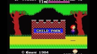 Athletic Land MSX Gameplay - Konami's Retro Multi-Sport Platformer