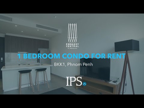 1 Bedroom Condo  For Rent - Embassy Central, BKK1, Phnom Penh thumbnail