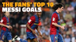 Fan-Abstimmung: Die 10 schönsten Messi-Tore