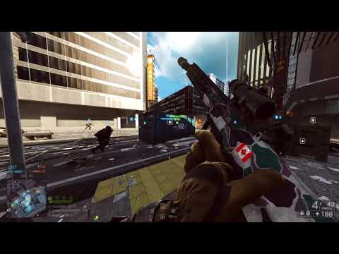 Battlefield 4 First Time Using The 338-Recon Sniper Rifle !