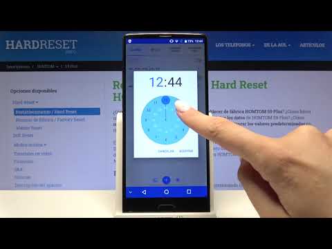Cómo poner una alarma en HOMTOM S9 Plus - alarma despertador