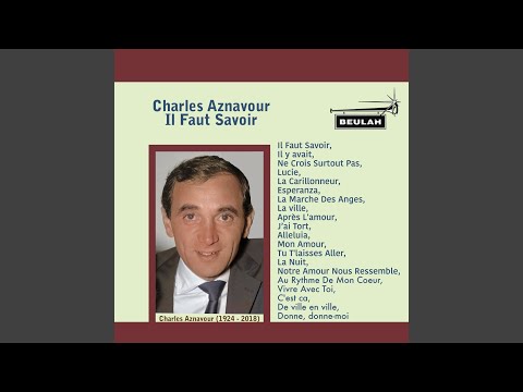 J’ai tort – Charles Aznavour