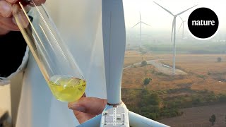 How to recycle a wind turbine in a test tube