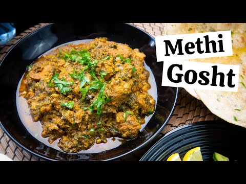DELICIOUS Methi Gosht Recipe - Mums special Fenugreek and Lamb Curry Recipe in Clay Pot