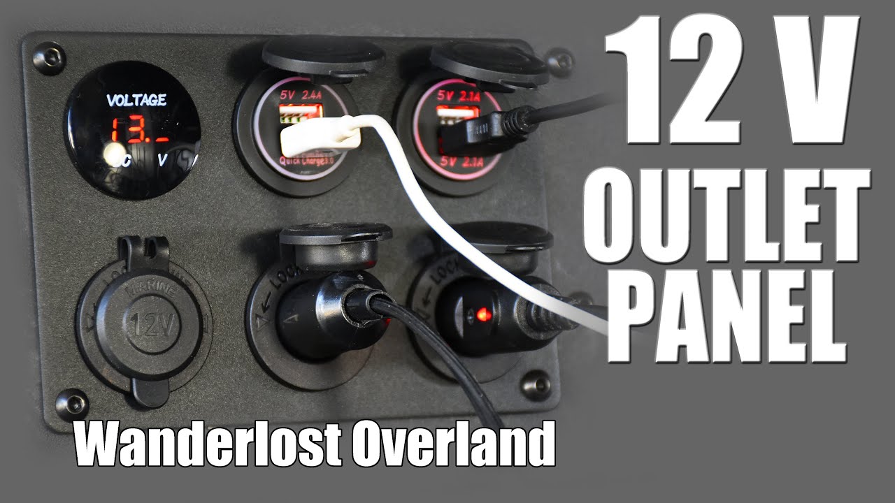 12 Volt Power Outlet & USB Charging Station-EASY DIY