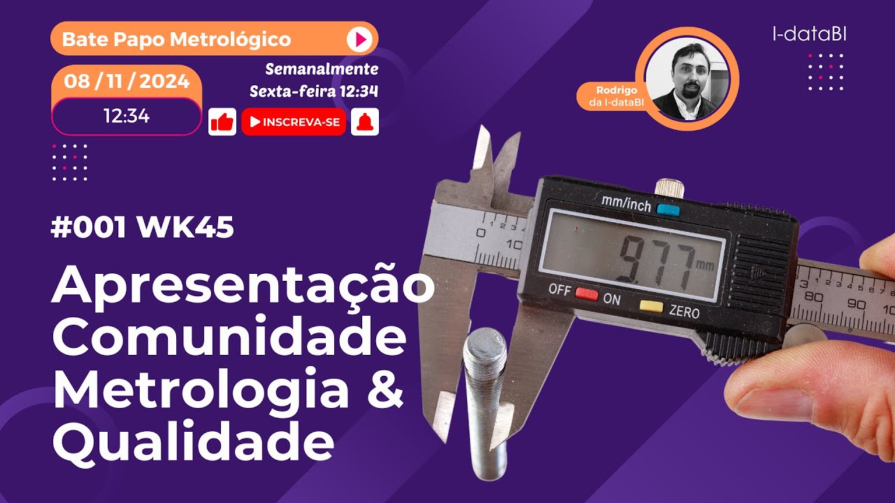 Lançamento da Comunidade Metrologia e Qualidade da I-dataBI