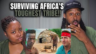 🇪🇹 American Couple Reacts to Surviving 24 Hours with Africa's Toughest Tribe!!