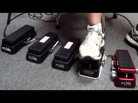 2014 Dunlop WAH Comparison - 5 Crybaby Wahs in a row!