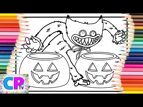 Huggy Wuggy Halloween Coloring Pages/Marin Hoxha - Endless/Mendum - Beyond (feat. Omri)[NCS Release]