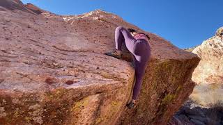 Video thumbnail: Cocaine Biceps, V4-5. Red Rocks