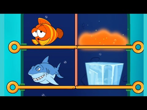 save the fish / pull the pin level android and ios games save fish game pull the pin / mobile game