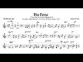 Phil Woods - Blue Bossa (transcription)