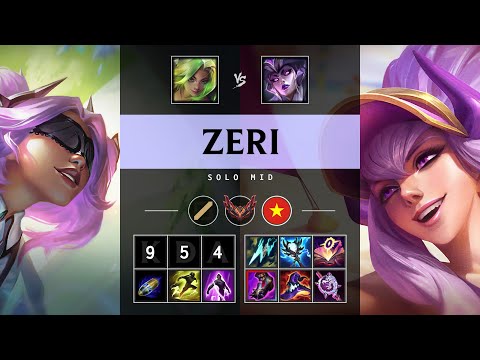 Zeri Mid vs Syndra - VN Grandmaster Patch 25.16