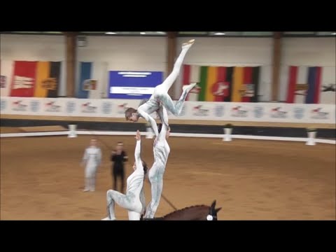 Deutsche Jugendmeisterschaft München 2023 - Gruppenvoltigieren - Gruppe Fredenbeck Junior