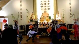 Gong Xi Gong Xi- Red Ribbon Chinese Dancers