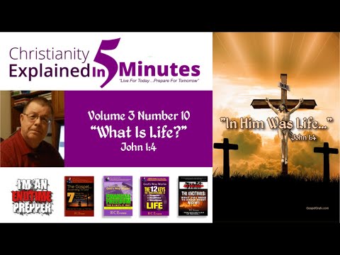 Christianity Explained In 5 Minutes - What Is Life? - John 1:4