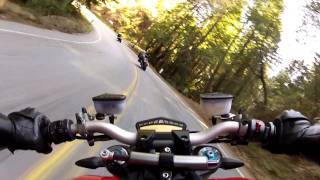 preview picture of video '2010 Ducati Streetfighter-S / Bear Creek rd to Skyline'