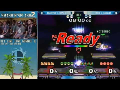 SNS2 - AbsentPage + Triple R vs Denec + Magellan - Melee Doubles Pools