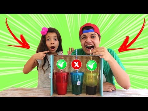 DESAFIO NÃO ESCOLHA O CANUDINHO ERRADO !!! Don´t Choose the Wrong Straw Challenge