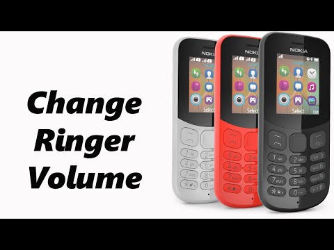How To Change Ringer Volume In Nokia Phones - Nokia 105, 105 4G, 106, 225, 3310, 110, 8110