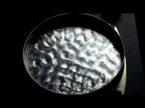 Cymatics ~ Water on Speaker ~ Low Frequencies 20 - 220 Hz
