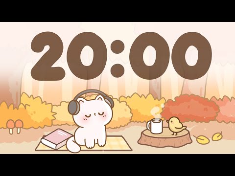 20 Minute Timer 🧡 Study Timer for Classroom Focus