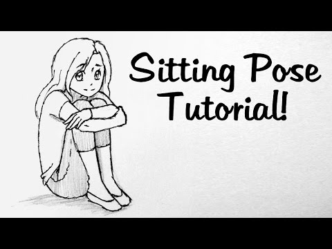 How to Draw Manga: Knee Hugging Pose