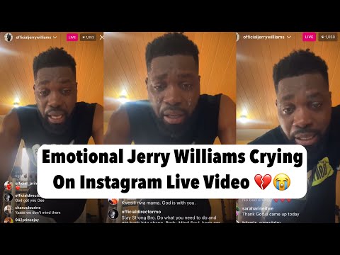 Jerry Williams Cry on Instagram Live After Coming back From Rehábilitátion center #jerrywilliams