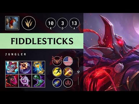 Fiddlesticks Jungle vs Graves: Dominating - NA Grandmaster Patch 14.22