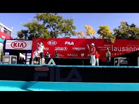 Tatiana Segina v Xu Jing — recurve women bronze | Lausanne 2014 Archery World Cup