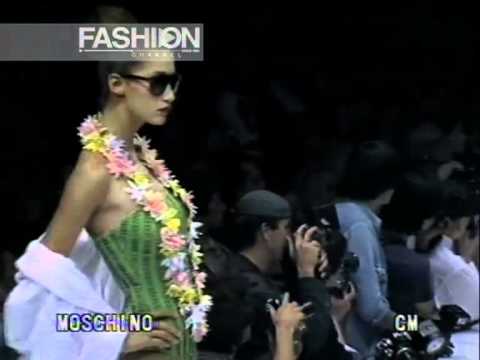 "Moschino" Spring Summer 1988 Milan pret a porter women by Canale Moda