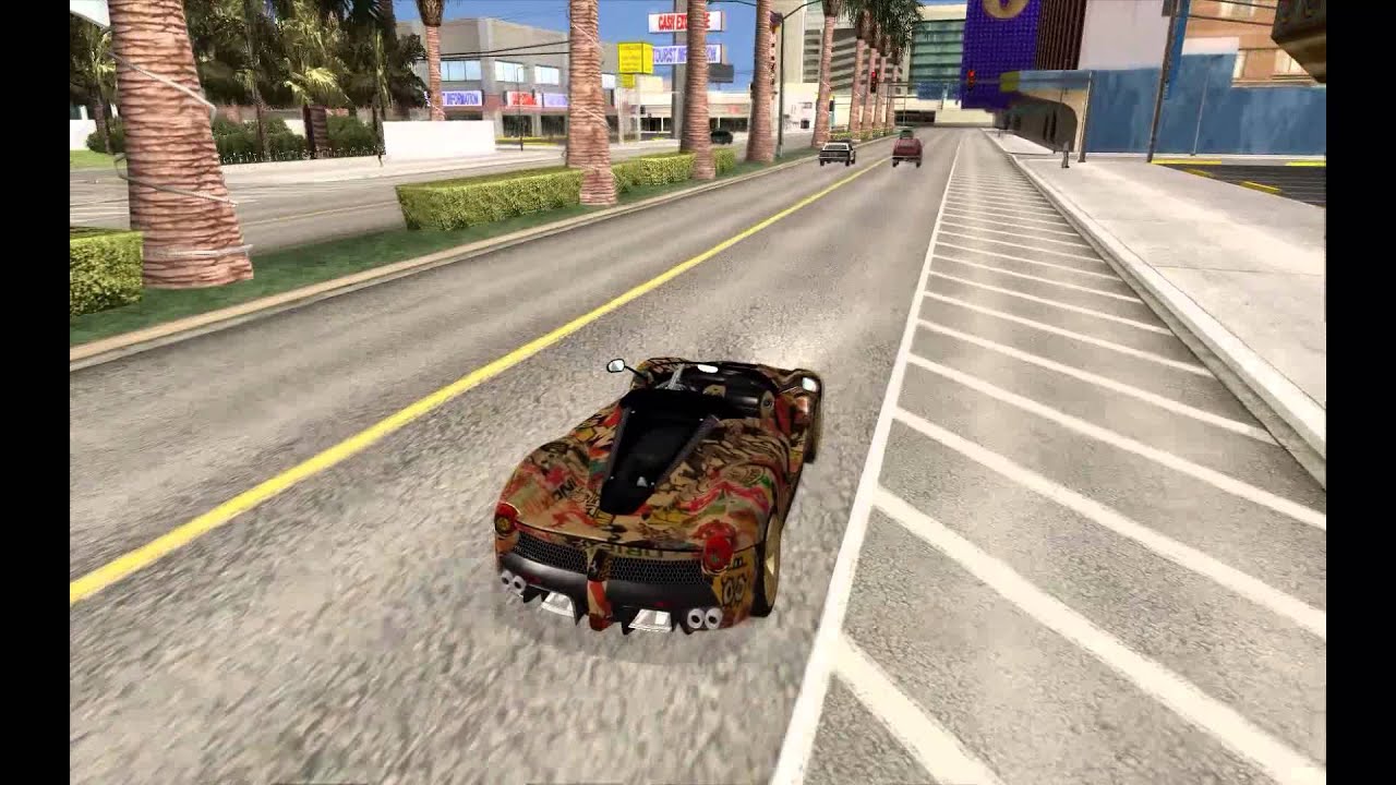 Mods GTA San Andreas: Ferrari LaFerrari (F70) 2014