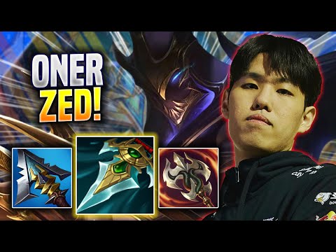ONER DETROYING WITH ZED! - T1 Oner Plays Zed JUNGLE vs Zac! | Preseason 2023