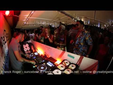 Suncebeat 4 - Franck Roger live on the party boat - "Dancing" - Colin Williams