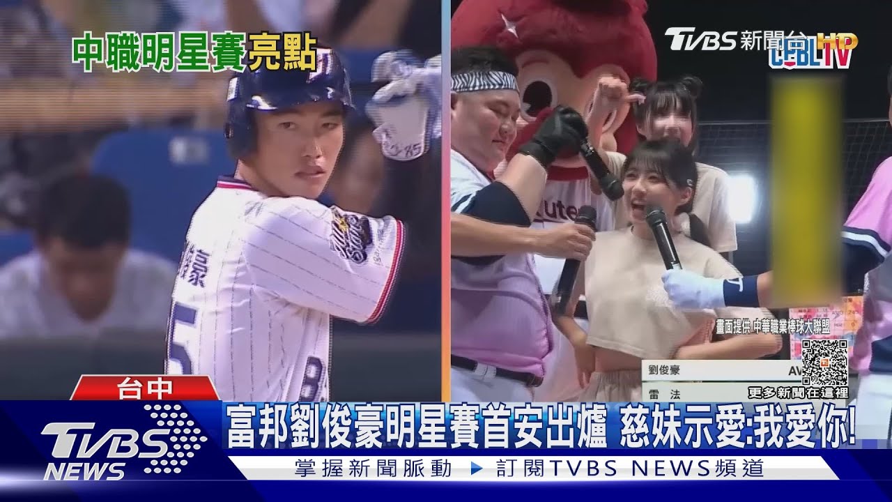 富邦劉俊豪明星賽首安出爐 慈妹示愛:我愛你!