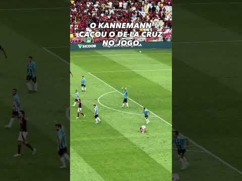 O Kannemann ontem caçou o De La Cruz em campo e nesse lance aí o juizão não deu nem pénalti. #fla
