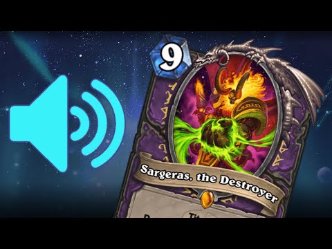 Hearthstone - Sargeras, the Destroyer Voice Lines