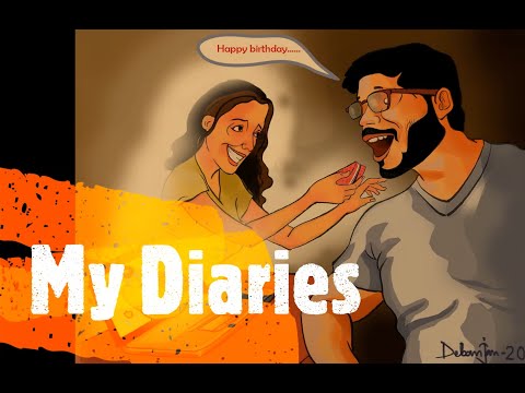 Happy Birthday during lockdown,,,,,,, (digital painting)