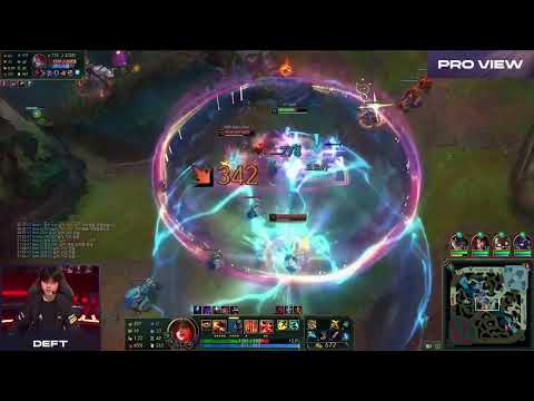 Deft Miss Fortune Pro View | KDF vs KT | LCK 2024 Summer W8D1