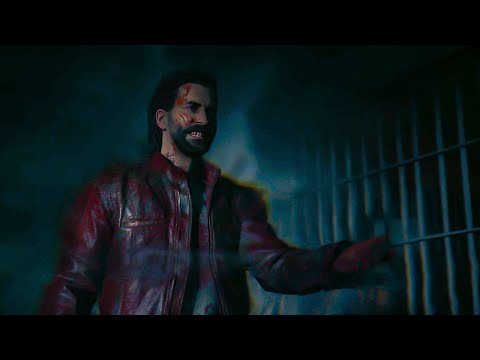 Saga Fights Alan Wake (Scratch) At The Sheriff's Station - Alan Wake 2