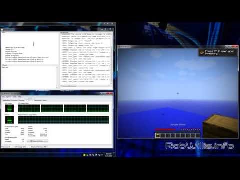 Rob Willis - FREE DEDICATED Minecraft 1.6.2/4 MULTIPLAYER server setup! Windows 7 1080P 2013