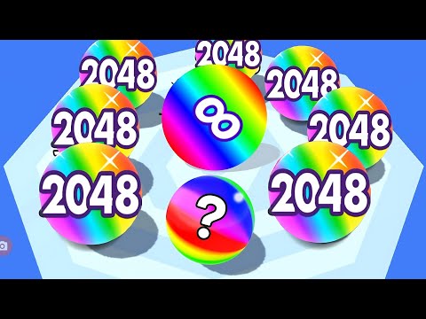 Rolling Balls Swallowing 2048 (1Q: 1000,000,000,000)🆚 Freaky Stan / Ball run 2048 Gameplay part 55