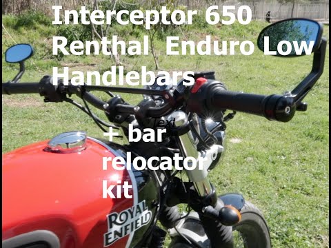 Royal Enfield Interceptor 650 | Renthal Enduro Low + Handlebar Relocator Kit Installation