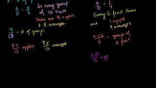 More advanced ratio problem--with Algebra (HD version)