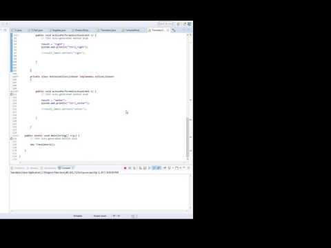 Gui With Actionlistener On Java Using Eclipse