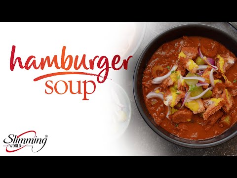 Slimming World "hamburger" soup recipe - 3 Syns per serving