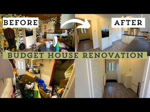 BUDGET HOUSE RENOVATION 4 MONTHS IN 12 MINUTES | U.K 2025  | BEFORE & AFTER